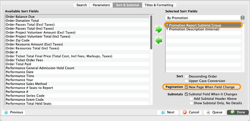 Set Pagination