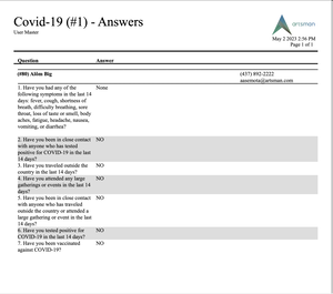 Form Responses (Questionnaire)