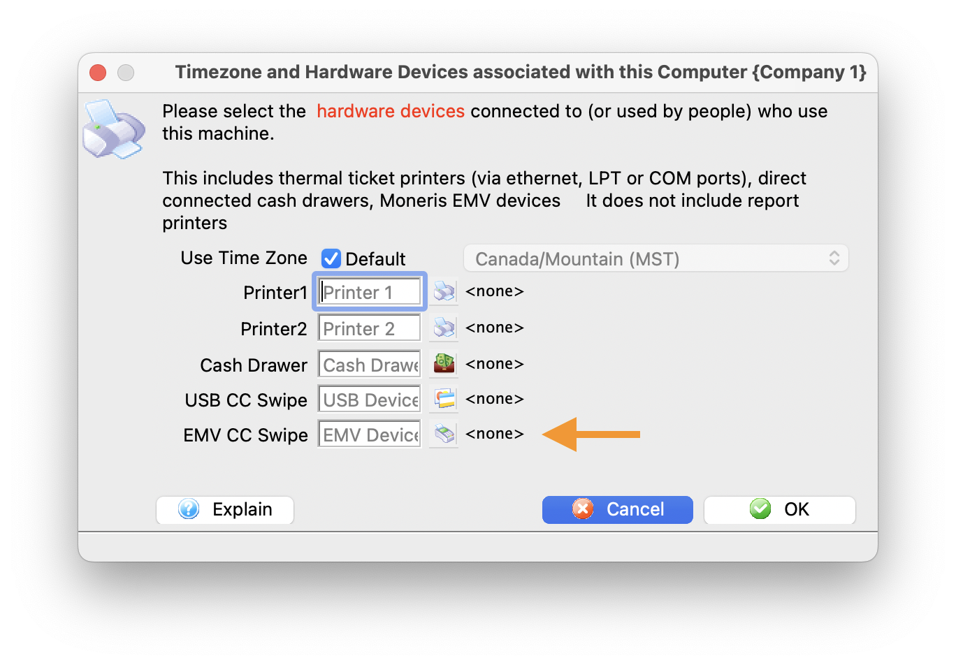 Hardware Window