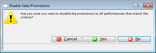 Disable Promotion Confirmation Dialogue