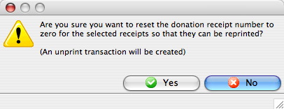 Unprint Receipt Confirmation Popup